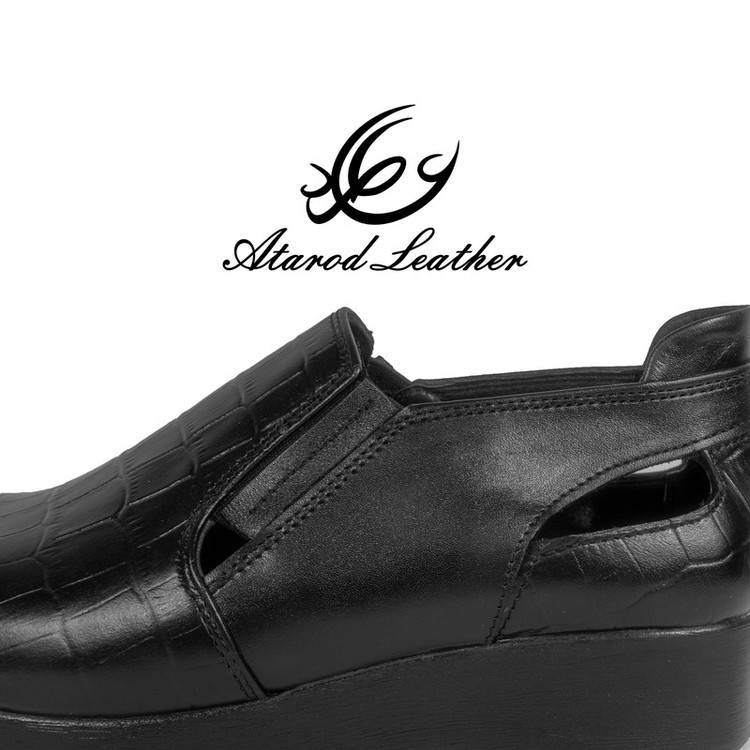 کفش طبی زنانه چرم عطارد مدل چرم طبیعی کد SH232