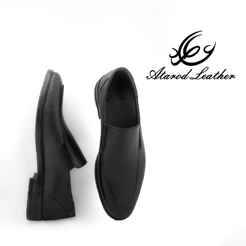 کفش مردانه چرم عطارد مدل چرم طبیعی کد SH277