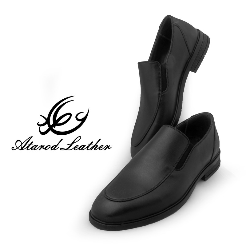 کفش مردانه چرم عطارد مدل چرم طبیعی کد SH277