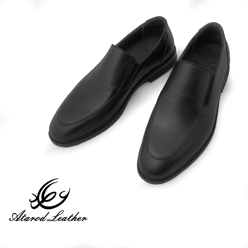 کفش مردانه چرم عطارد مدل چرم طبیعی کد SH277