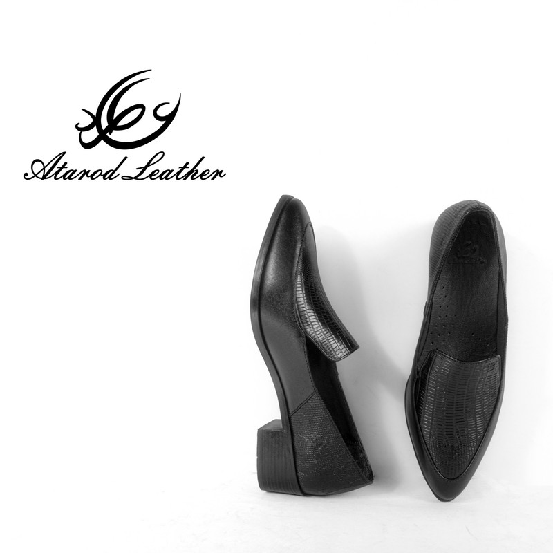 کفش زنانه چرم عطارد مدل چرم طبیعی کد SH208