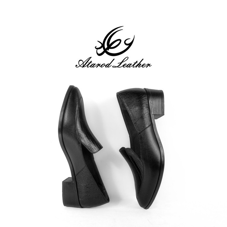 کفش زنانه چرم عطارد مدل چرم طبیعی کد SH208