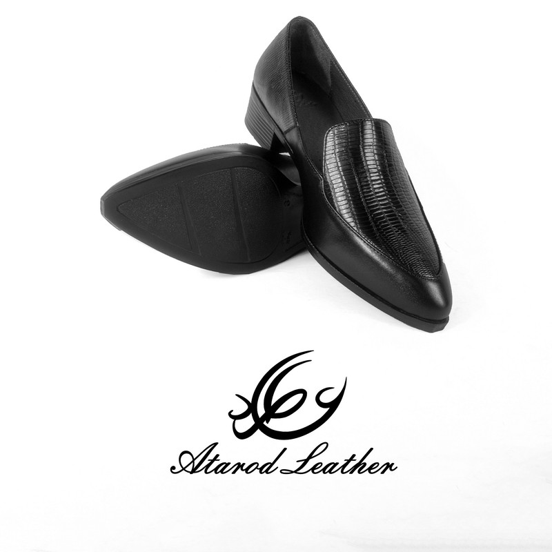 کفش زنانه چرم عطارد مدل چرم طبیعی کد SH208