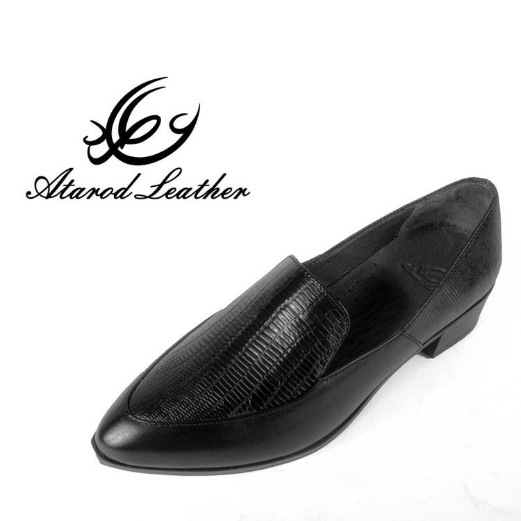 کفش زنانه چرم عطارد مدل چرم طبیعی کد SH208