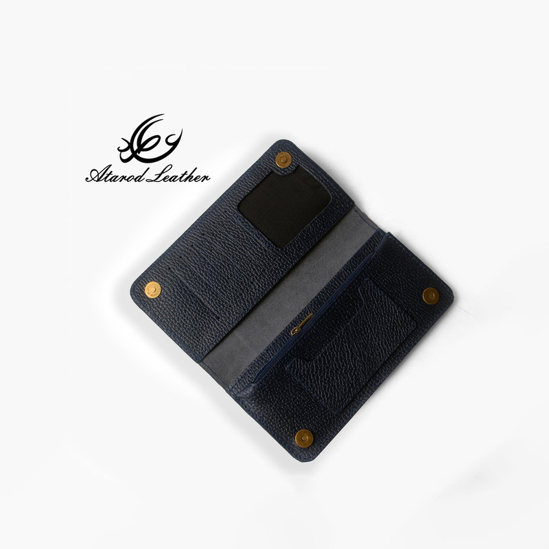 کیف پول کتی چرم عطارد مدل چرم طبیعی کد K62