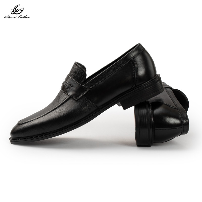 کفش رسمی مردانه چرم عطارد مدل چرم طبیعی کد SH365