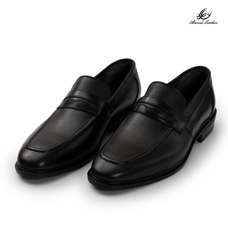 کفش رسمی مردانه چرم عطارد مدل چرم طبیعی کد SH365
