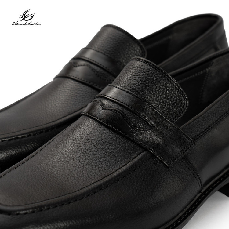 کفش رسمی مردانه چرم عطارد مدل چرم طبیعی کد SH365