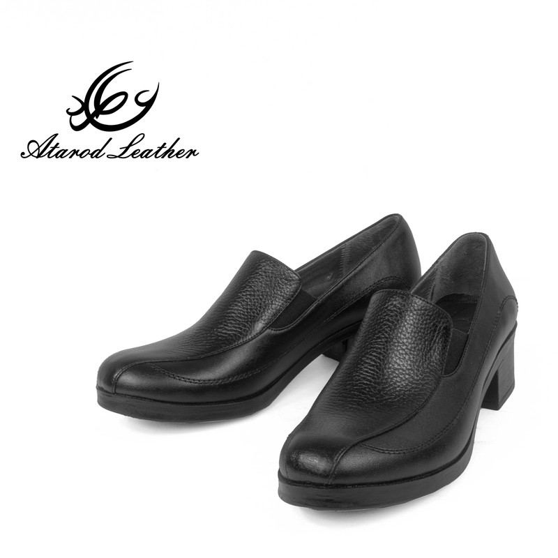 کفش زنانه چرم عطارد مدل چرم طبیعی کد SH226