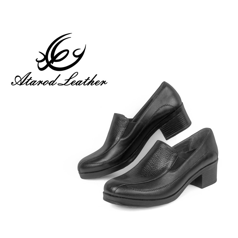 کفش زنانه چرم عطارد مدل چرم طبیعی کد SH226