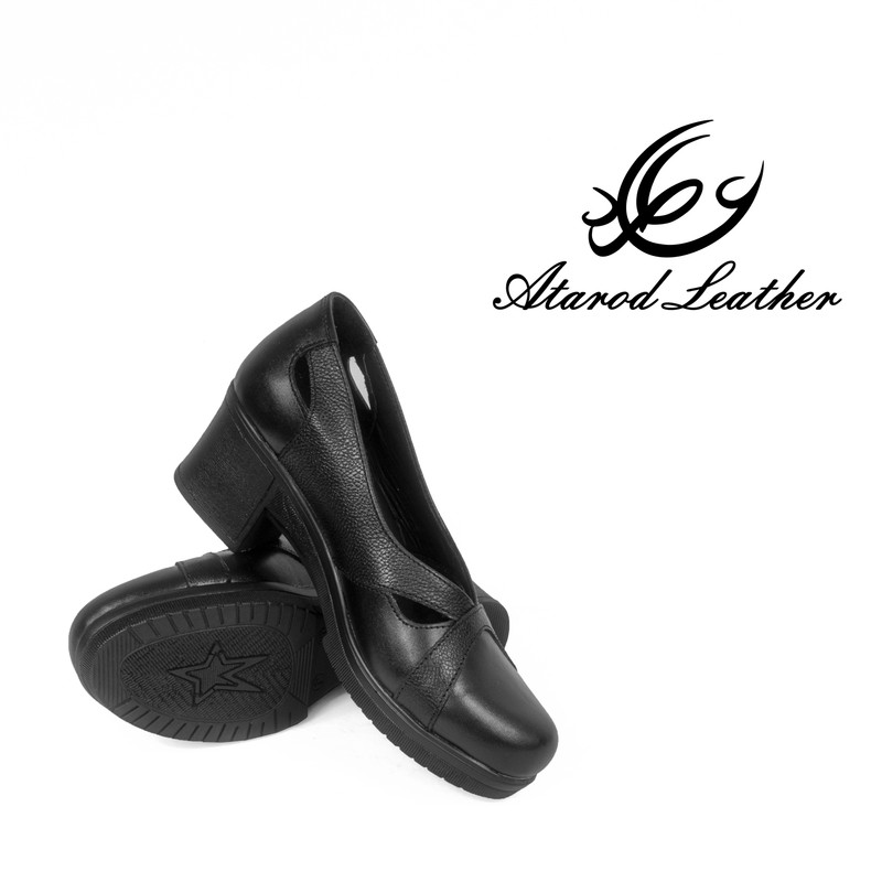 کفش زنانه چرم عطارد مدل چرم طبیعی کد SH230