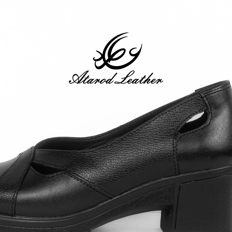 کفش زنانه چرم عطارد مدل چرم طبیعی کد SH230