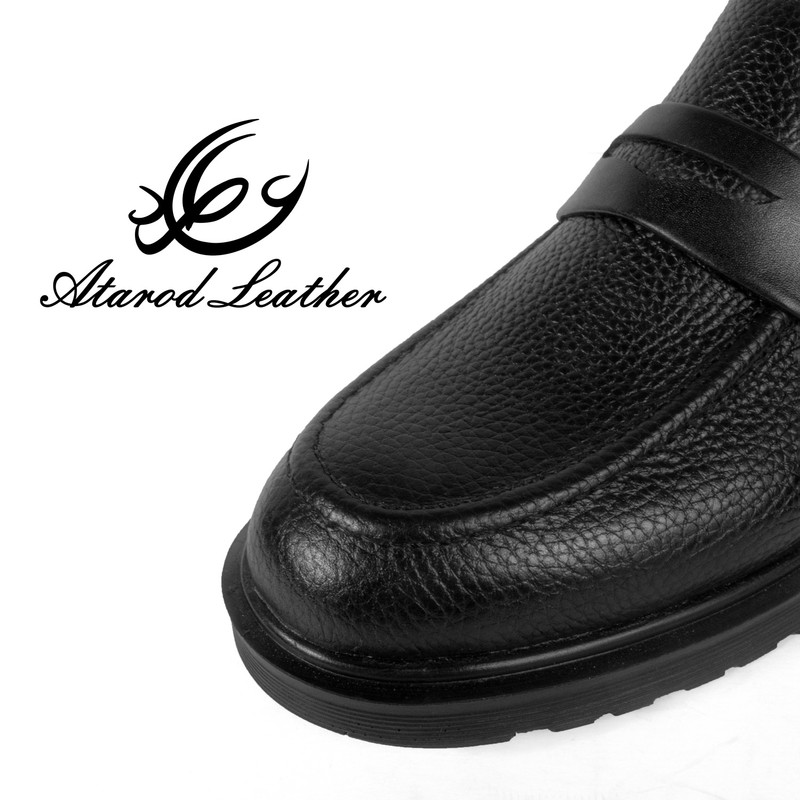 کفش مردانه چرم عطارد مدل چرم طبیعی کد SH190