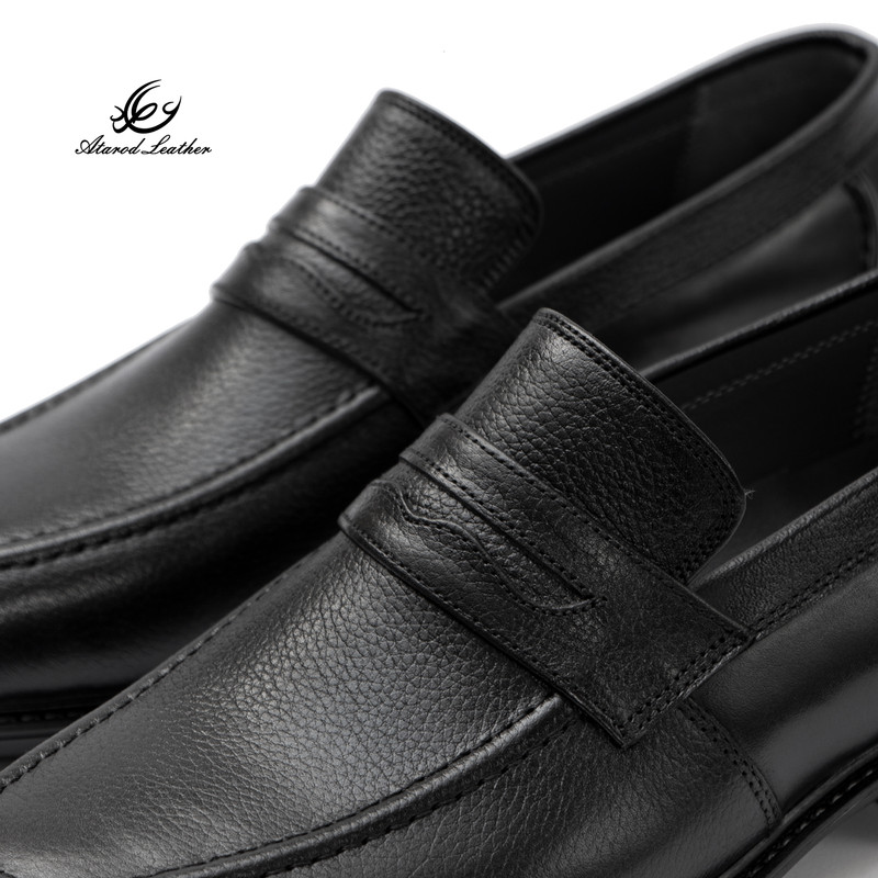 کفش رسمی مردانه چرم عطارد مدل چرم طبیعی کد SH348