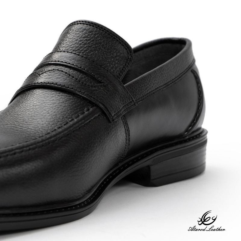 کفش رسمی مردانه چرم عطارد مدل چرم طبیعی کد SH348