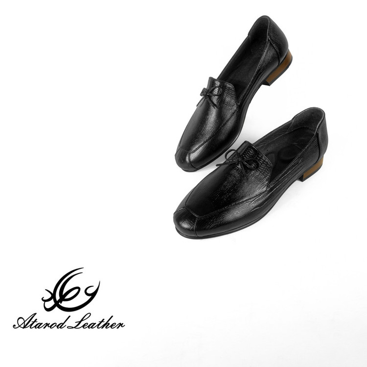 کفش زنانه چرم عطارد مدل چرم طبیعی کد SH196
