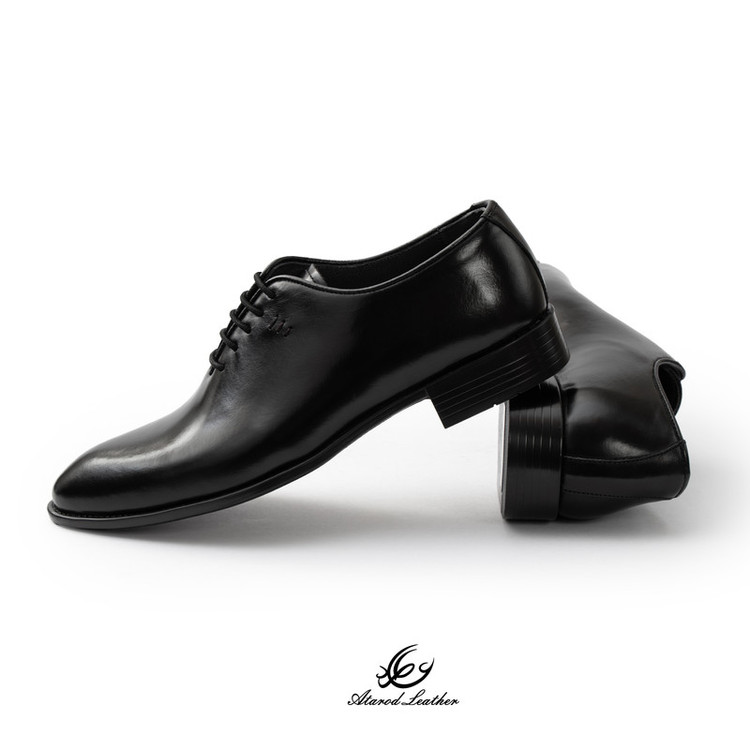 کفش رسمی مردانه چرم عطارد مدل چرم طبیعی کد SH369