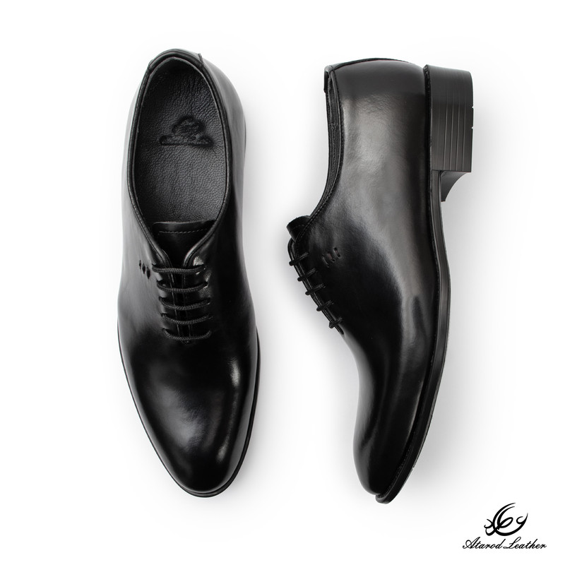 کفش رسمی مردانه چرم عطارد مدل چرم طبیعی کد SH369