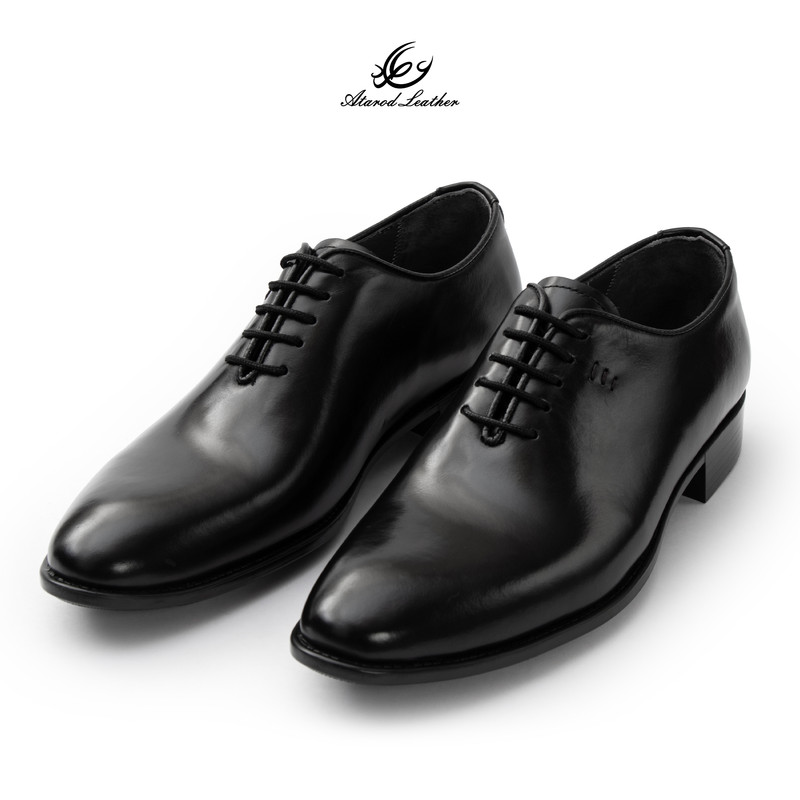 کفش رسمی مردانه چرم عطارد مدل چرم طبیعی کد SH369