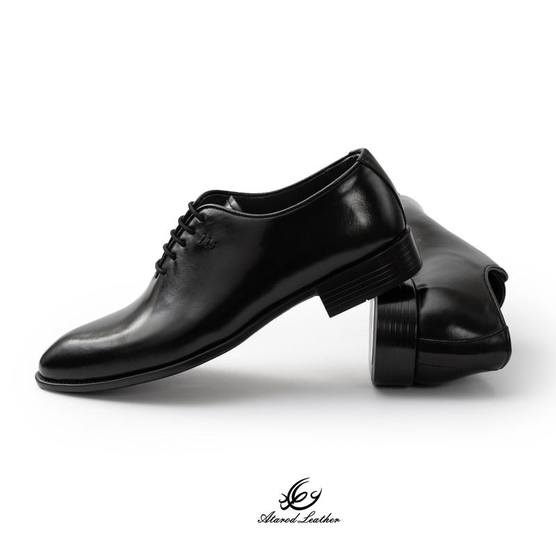 کفش رسمی مردانه چرم عطارد مدل چرم طبیعی کد SH369
