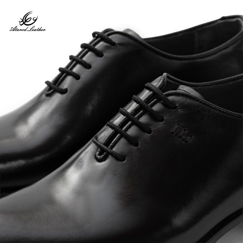 کفش رسمی مردانه چرم عطارد مدل چرم طبیعی کد SH369