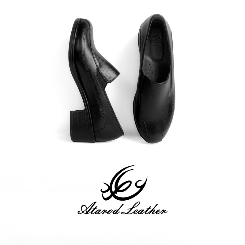 کفش زنانه چرم عطارد مدل چرم طبیعی کد SH176