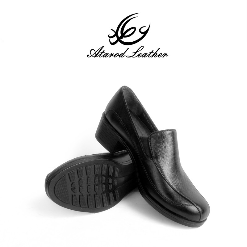 کفش زنانه چرم عطارد مدل چرم طبیعی کد SH176