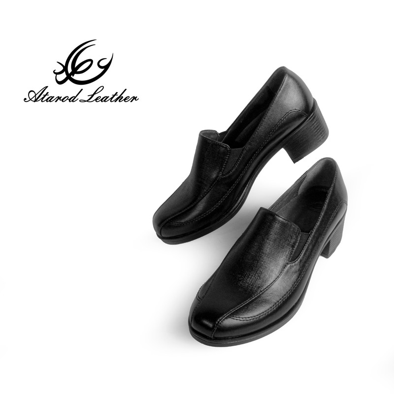 کفش زنانه چرم عطارد مدل چرم طبیعی کد SH176