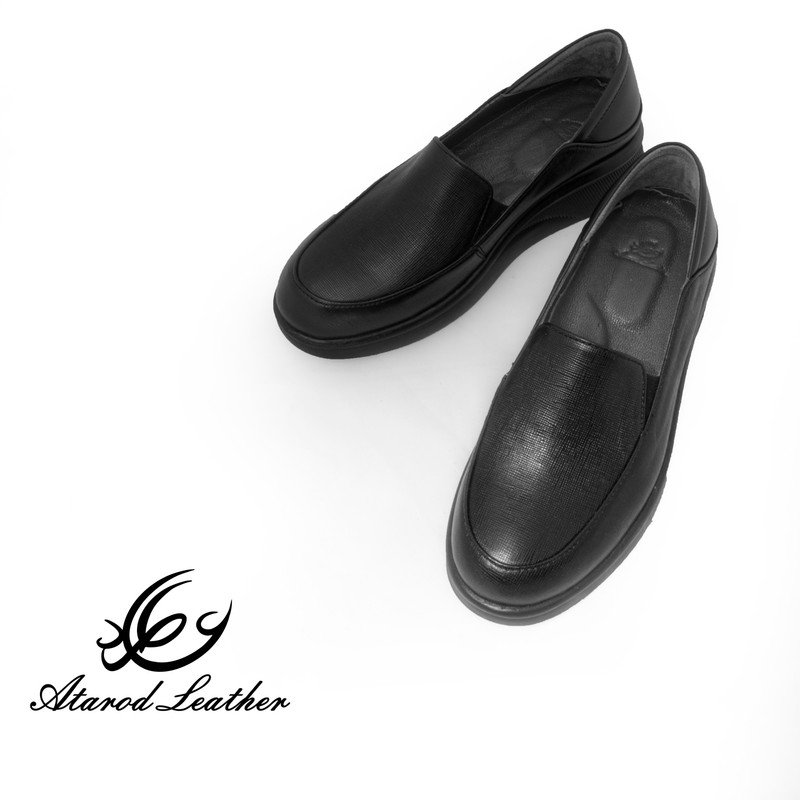 کفش روزمره زنانه چرم عطارد مدل چرم طبیعی کد SH283