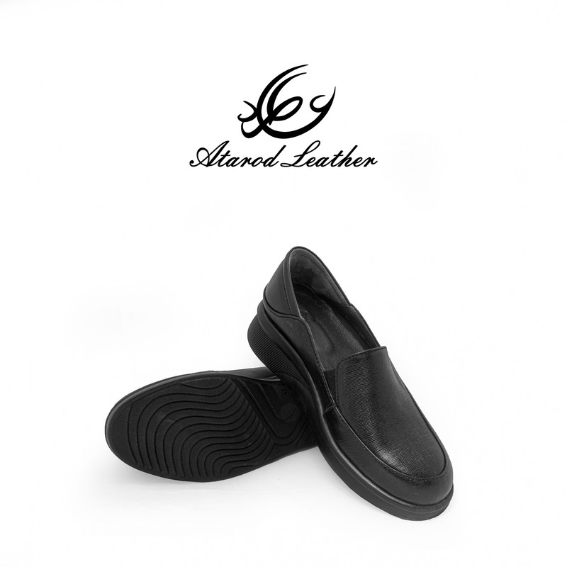 کفش روزمره زنانه چرم عطارد مدل چرم طبیعی کد SH283