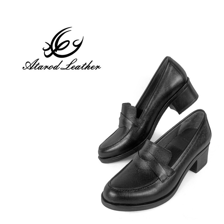 کفش زنانه چرم عطارد مدل چرم طبیعی کد SH209