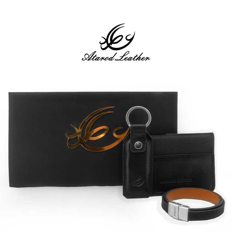 ست هدیه چرم عطارد مدل چرم طبیعی کد A107