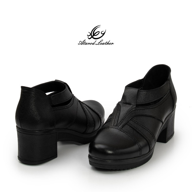 کفش زنانه چرم عطارد مدل چرم طبیعی کد SH257