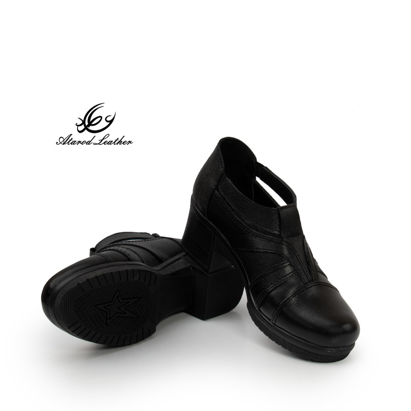 کفش زنانه چرم عطارد مدل چرم طبیعی کد SH257