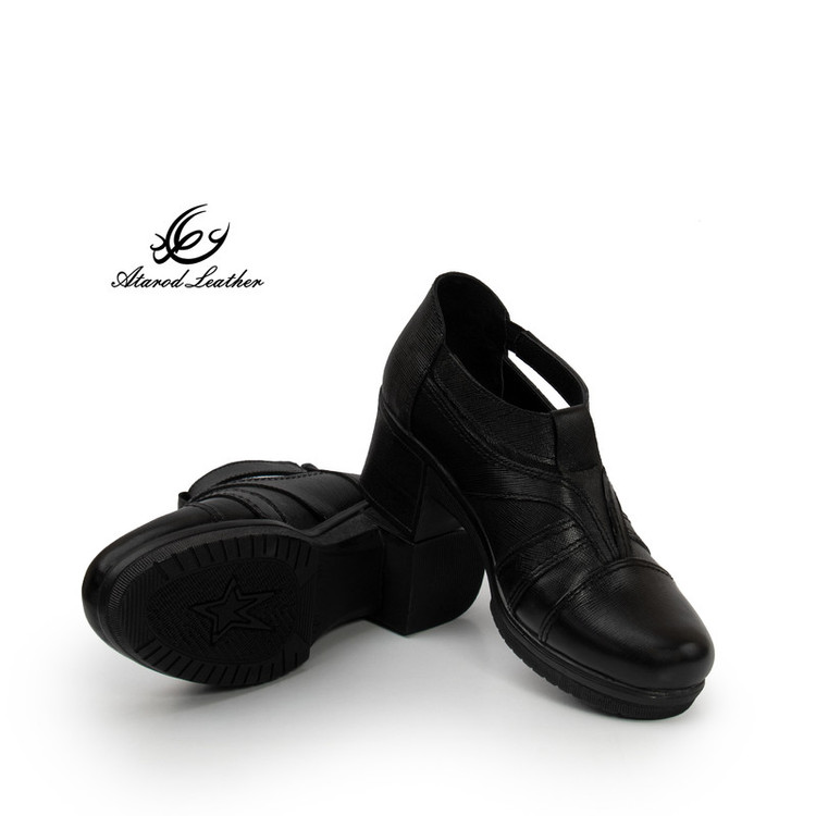 کفش زنانه چرم عطارد مدل چرم طبیعی کد SH257