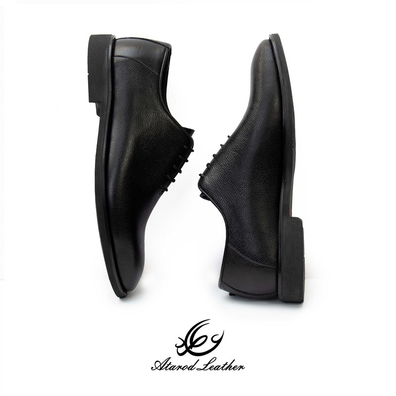 کفش رسمی مردانه چرم عطارد مدل چرم طبیعی کد SH326