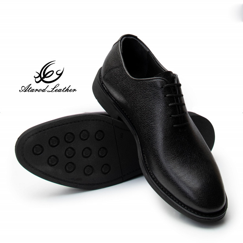 کفش رسمی مردانه چرم عطارد مدل چرم طبیعی کد SH326