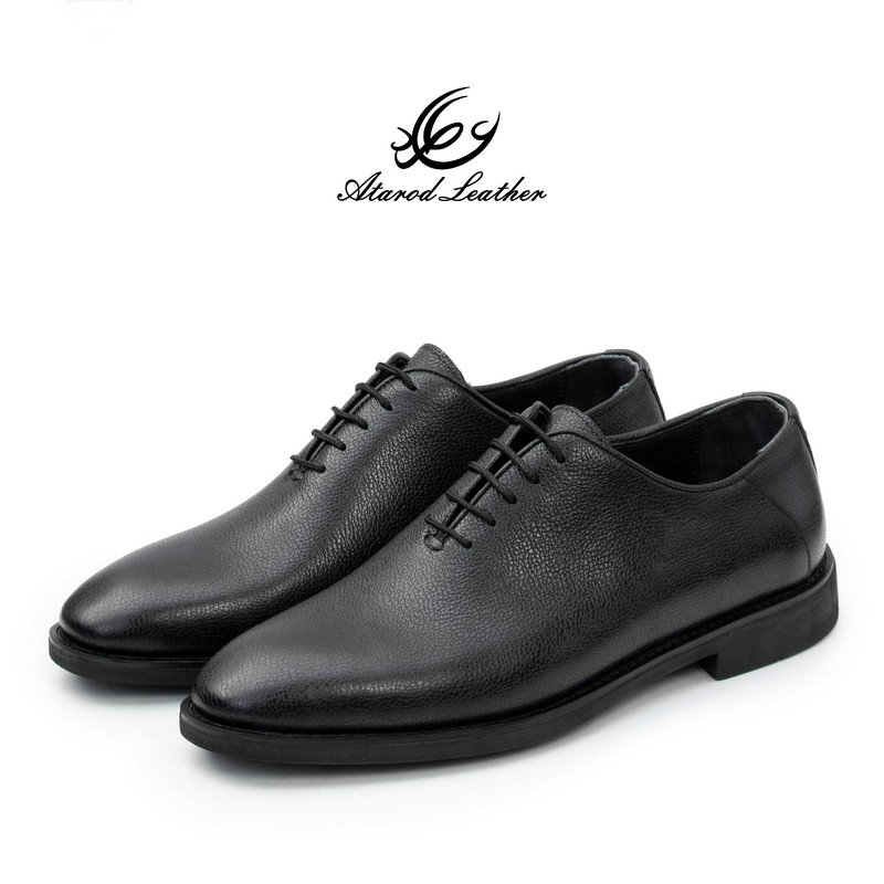 کفش رسمی مردانه چرم عطارد مدل چرم طبیعی کد SH326