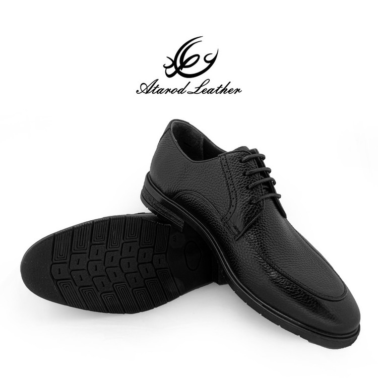 کفش مردانه چرم عطارد مدل چرم طبیعی کد SH288