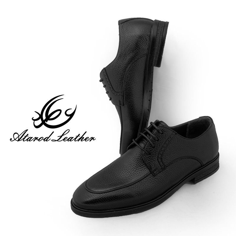 کفش مردانه چرم عطارد مدل چرم طبیعی کد SH288