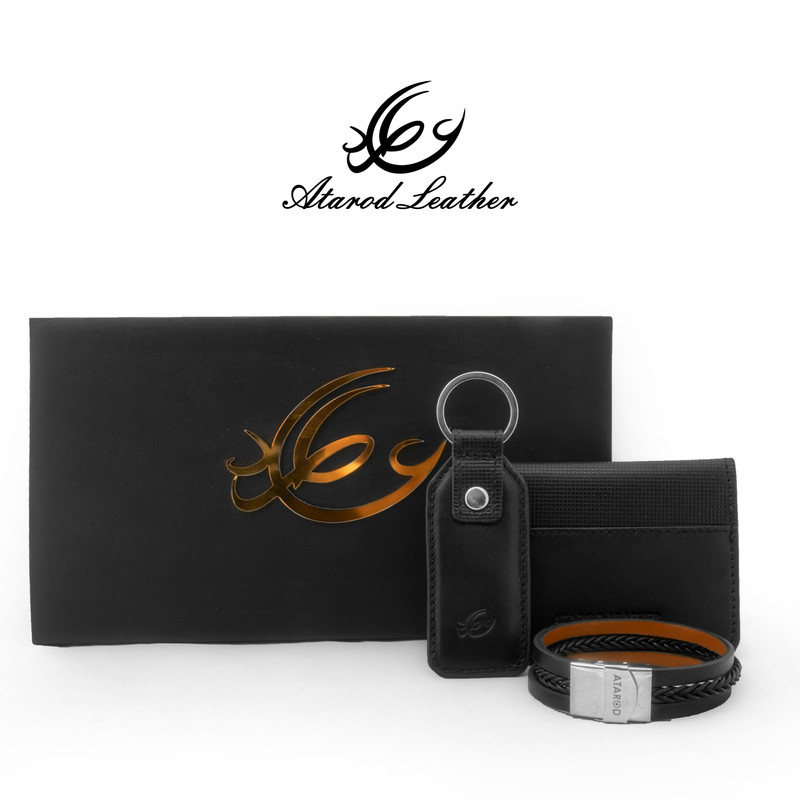 ست هدیه چرم عطارد مدل چرم طبیعی کد A108