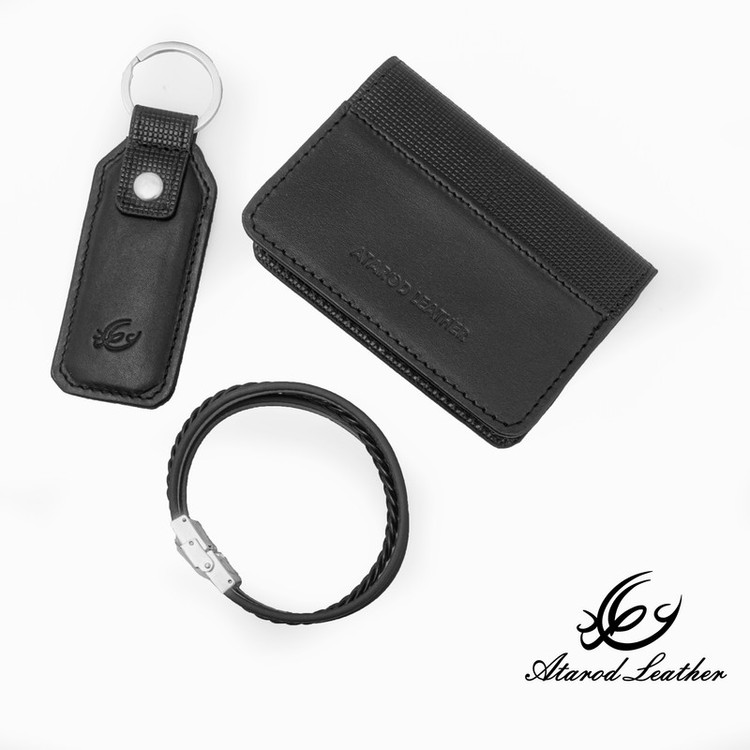 ست هدیه چرم عطارد مدل چرم طبیعی کد A108