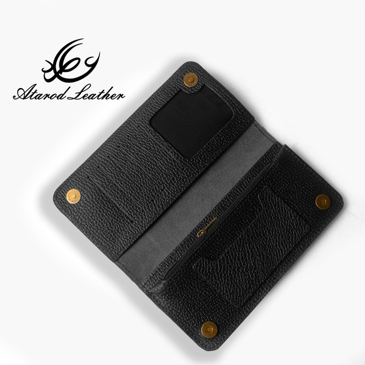 کیف پول چرم عطارد مدل چرم طبیعی کد K25