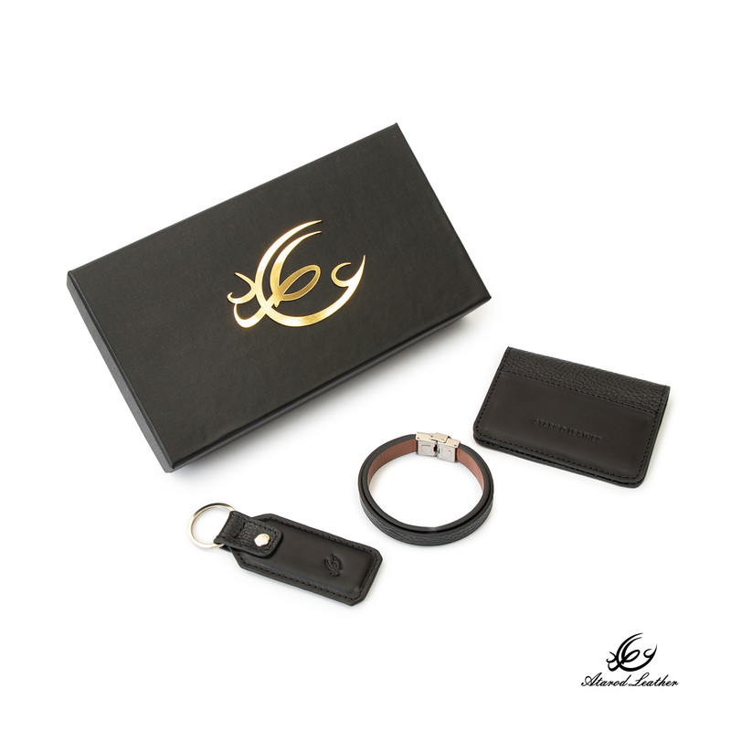 ست هدیه چرم عطارد مدل A145