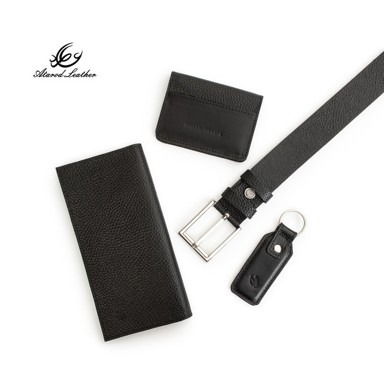 ست هدیه چرم طبیعی چرم عطارد مدل A143