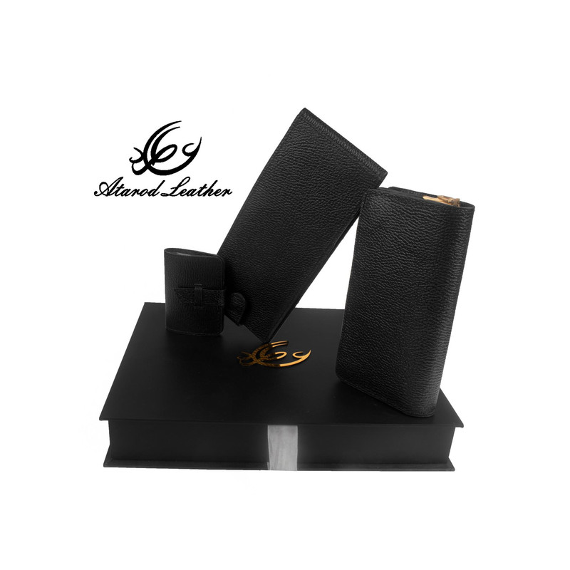 ست هدیه چرم عطارد مدل چرم طبیعی کد A44
