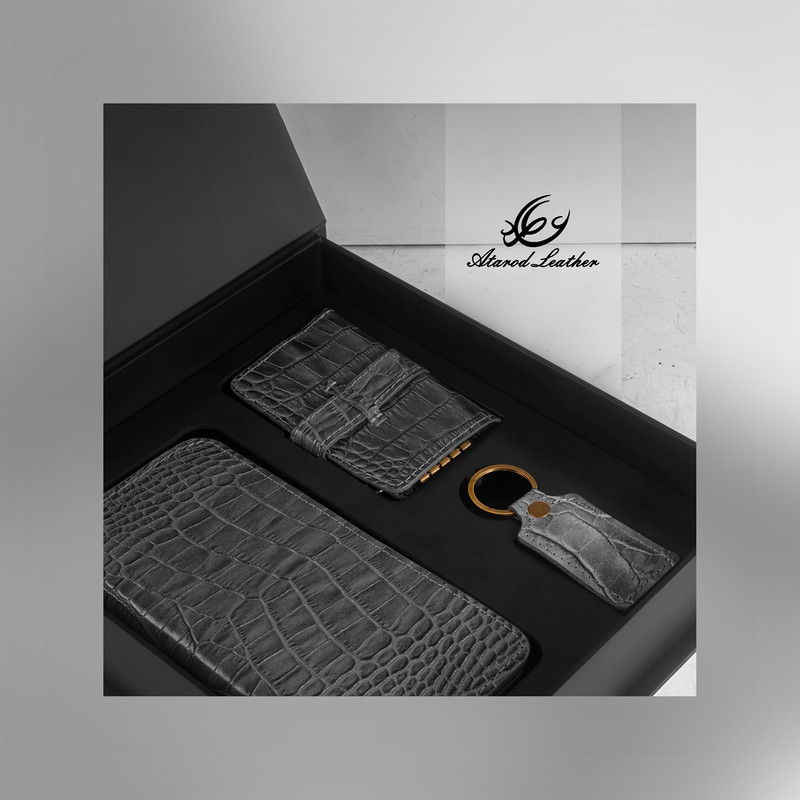 ست هدیه چرم عطارد مدل A31