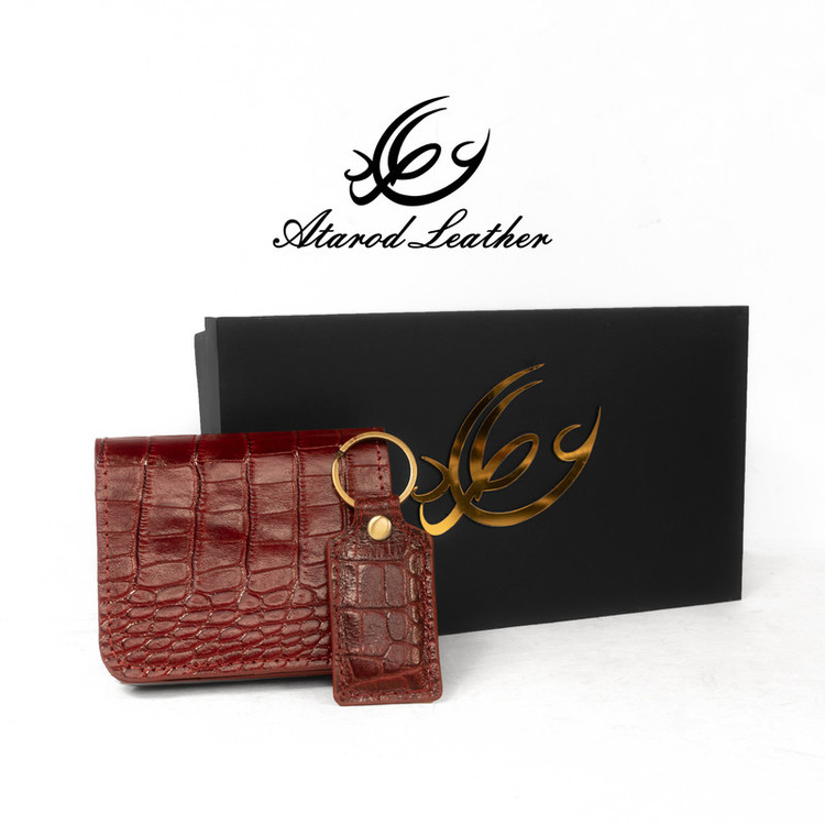ست هدیه چرم عطارد مدل چرم طبیعی کد A59
