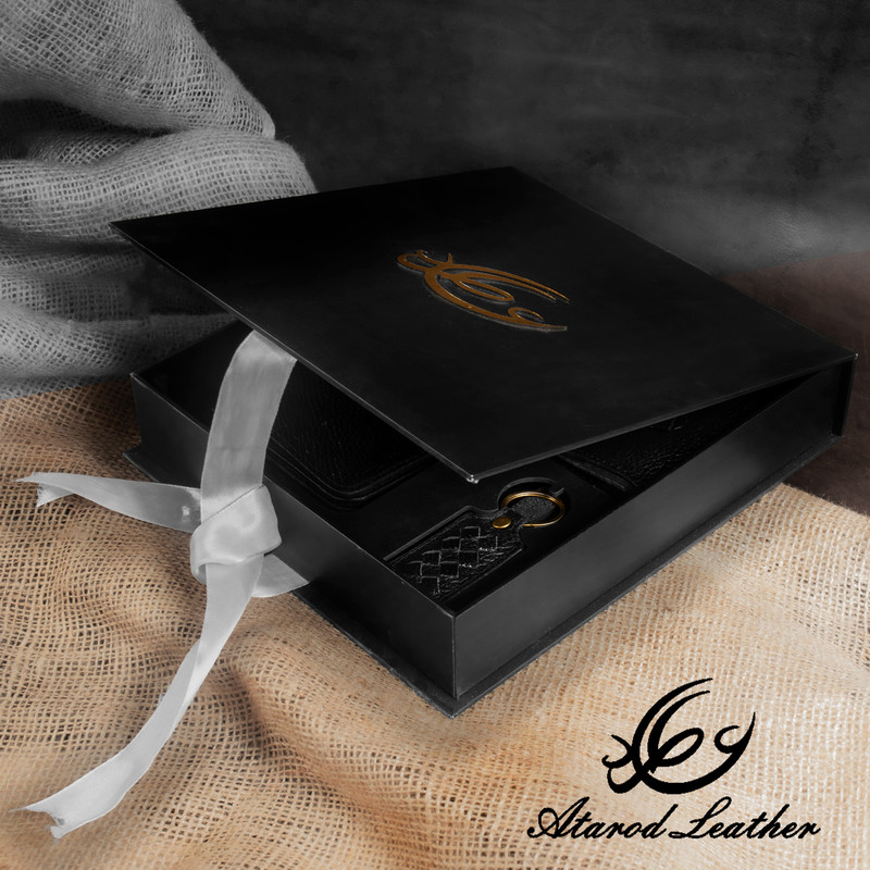 ست هدیه چرم عطارد مدل چرم طبیعی کد A37