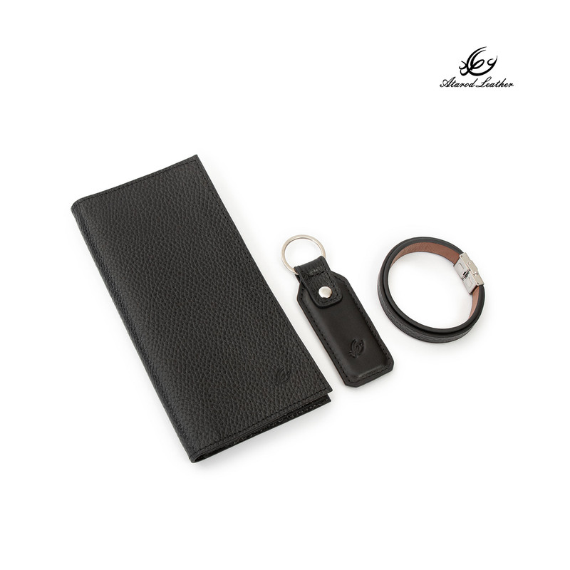 ست هدیه چرم طبیعی چرم عطارد مدل A139